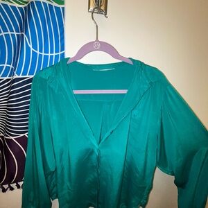Elegant Teal Women's Top